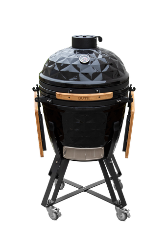 [002.01.03.001] KAMADO GRILL LARGE DIAMOND 56 - NOIR