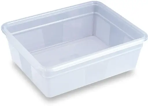 [256040] BOITE RIGIDE GN1/2 - sans couvercle - Hauteur 6.5 cm