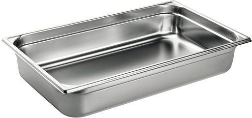 [741010] BAC GASTRONORME PLEIN INOX GN 1/1 - Hauteur 10 cm
