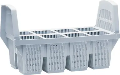 [A301229] PANIER A COUVERTS 8 COMPARTIMENTS ET 2 GRANDES POIGNEES